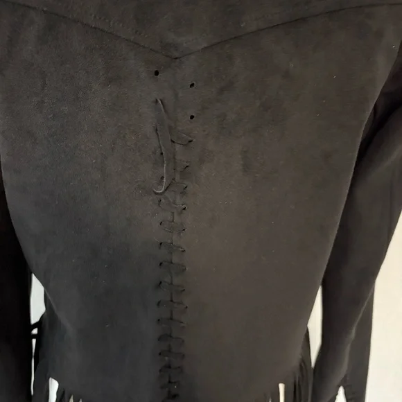 Sam Edelman Black Fringe Blazer - Picture 5 of 6